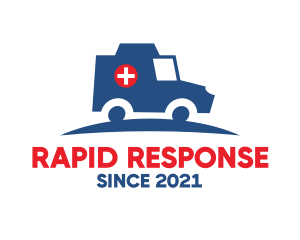 Paramedic - Medical Emergency Hospital Ambulance logo design