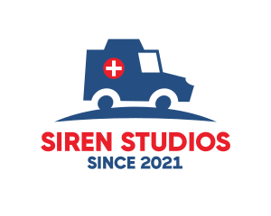 Siren - Medical Emergency Hospital Ambulance logo design