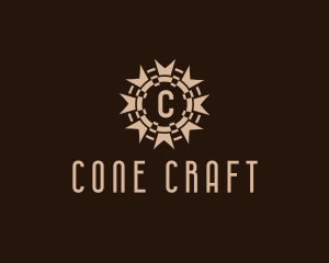 Tribal Gothic Sun logo design