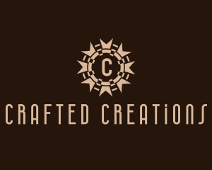 Tribal Gothic Sun logo design