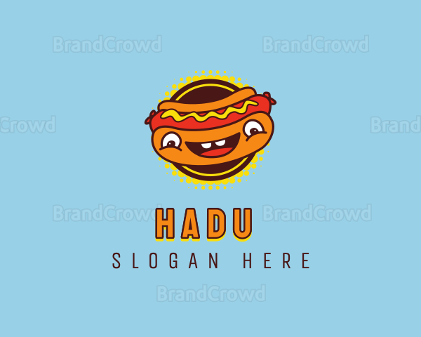 Food Hotdog Sandwich Logo