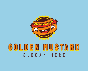 Mustard - Food Hot Dog Sandwich logo design