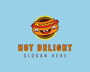 Hot Dog - Food Hot Dog Sandwich logo design