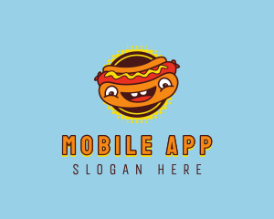 Sausage - Food Hot Dog Sandwich logo design