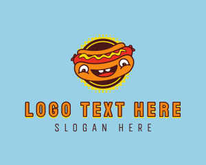 Mascot - Food Hotdog Sandwich logo design