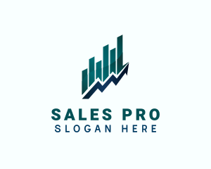 Sales - Business Sales Chart logo design