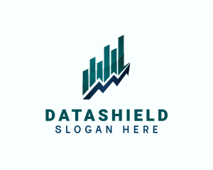 Data - Business Sales Chart logo design