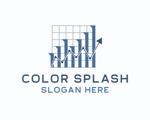 Colorful Business Graph logo design