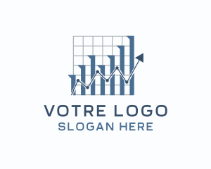 Statistic - Colorful Business Graph logo design