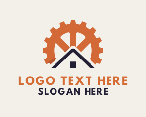 Engine - House Gear Engineer logo design