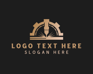 Cog - Laser Metalworks Machinery logo design