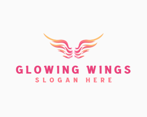 Angelic Flying Wings logo design