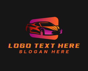 Car - Racing Car Mechanic logo design