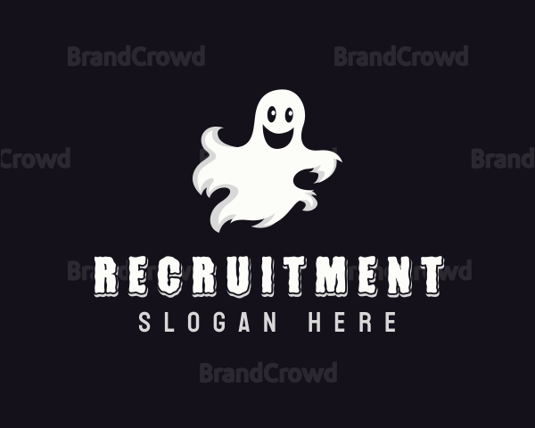 Spooky Ghost Spirit Logo