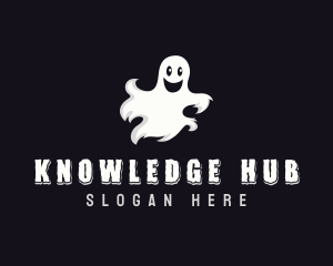 Scary - Spooky Ghost Spirit logo design