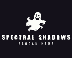 Spooky Ghost Spirit logo design