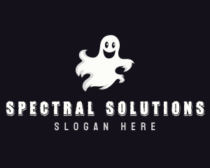 Ghost - Spooky Ghost Spirit logo design