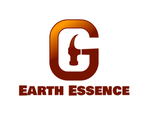 Geology - Hammer Letter G logo design