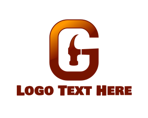 Letter G - Hammer Letter G logo design