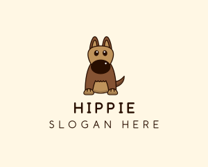 Cute Pet Dog  Logo