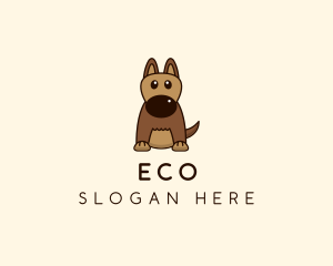 Hound - Cute Pet Dog logo design
