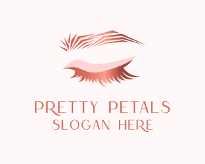 Pink Beauty Eyelashes logo design