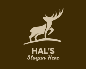 Brown - Brown Wild Elk logo design
