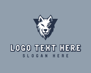 Canine - Wolf Varsity Sports logo design