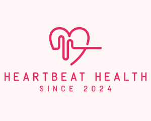 Cardiovascular - Medical Heartbeat Hospital logo design