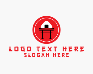 Entrance - Japanese Onigiri Restaurant logo design