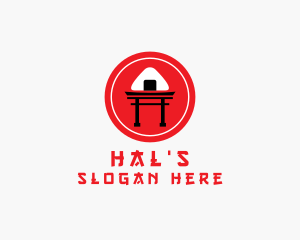 Japanese Onigiri Restaurant Logo