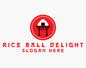 Japanese Onigiri Restaurant logo design