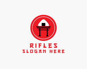 Japanese Onigiri Restaurant logo design