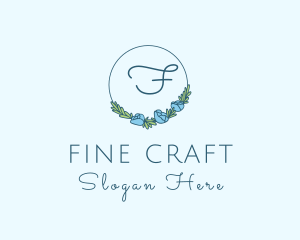 Floral Wreath Boutique logo design