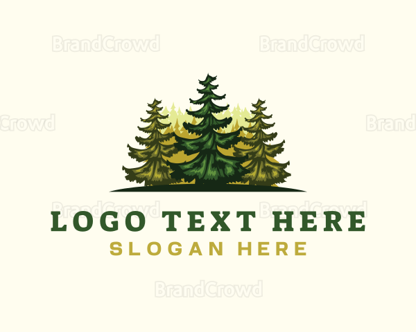 Forest Outdoor Tree Logo