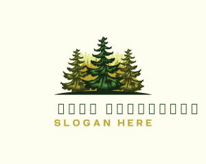 Campsite - Forest Outdoor Tree logo design