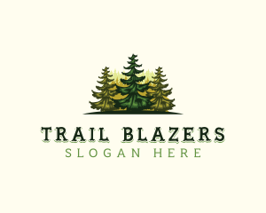 Forest Outdoor Tree logo design