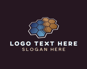 Flooring - Honeycomb Tile Flooring logo design