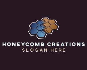 Honeycomb Tile Flooring logo design