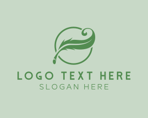 Blog - Fancy Feather Writer logo design