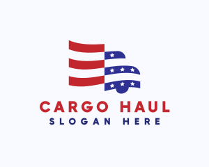 American Truck Transportation logo design