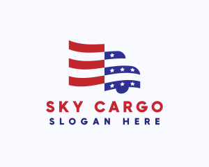 American Truck Transportation logo design