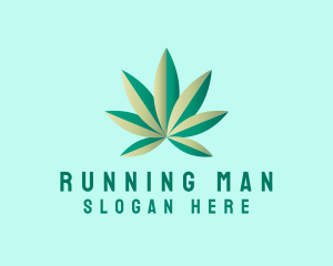 Organic Marijuana Farming Logo