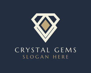 Diamond Gemstone Jewelry logo design