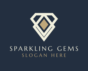 Gemstone - Diamond Gemstone Jewelry logo design