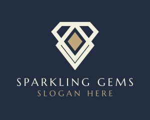 Diamond Gemstone Jewelry logo design