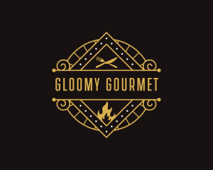 Gourmet Pizzeria Restaurant logo design