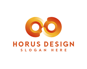 Modern Circle Loops  logo design