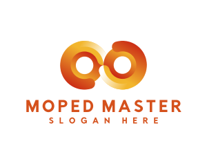 Modern Circle Loops  logo design