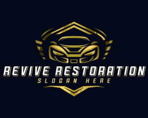 Restoration - Automotive Garage Detailing logo design